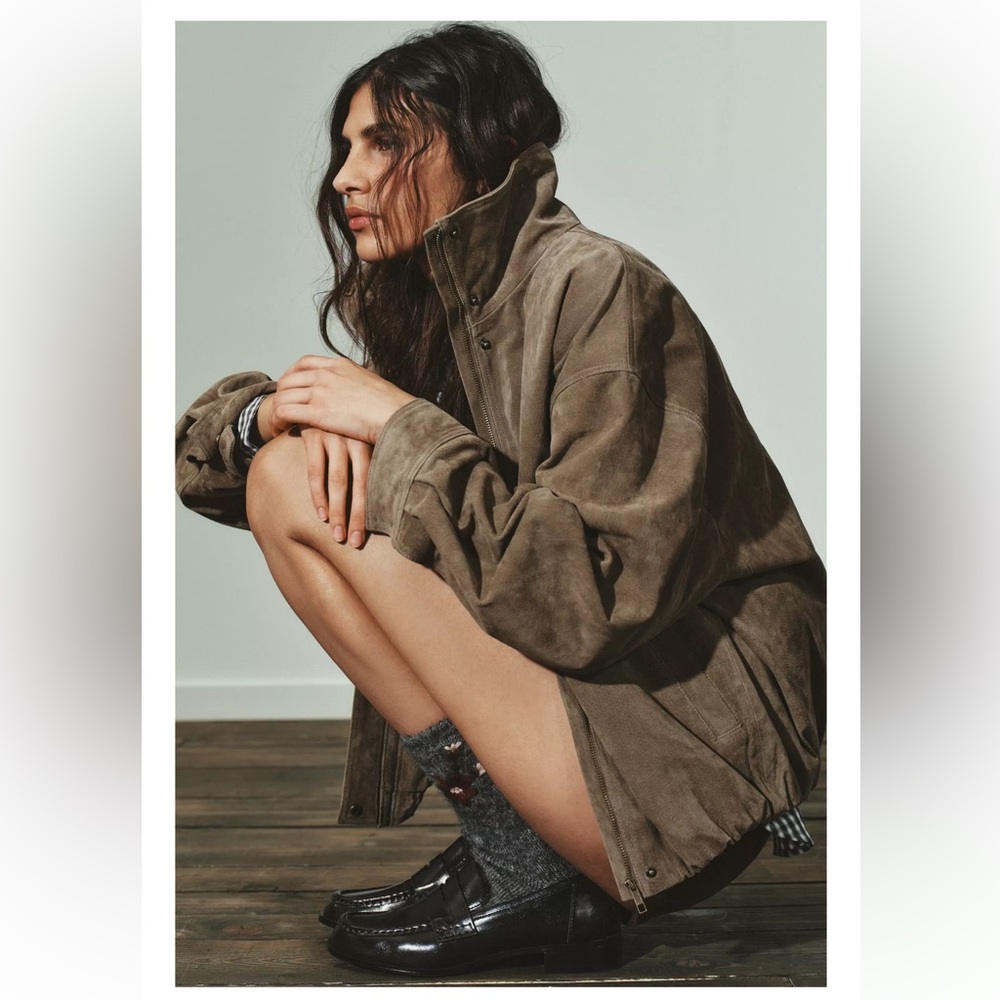 Zara Taupe Utility Jacket